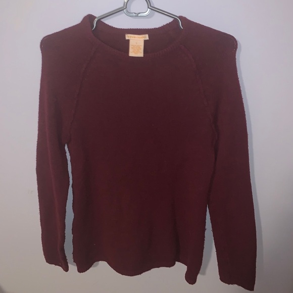 Sweet Romeo Sweaters - Sweet Romeo Pullover Sweater Maroon Size Small